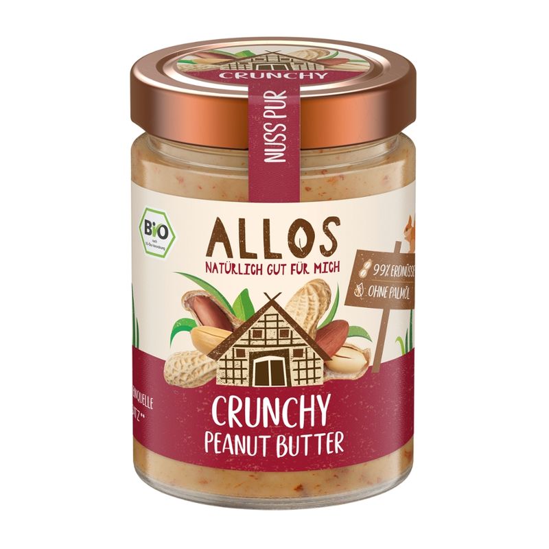 Allos Peanut Butter Crunchy - Produktbild