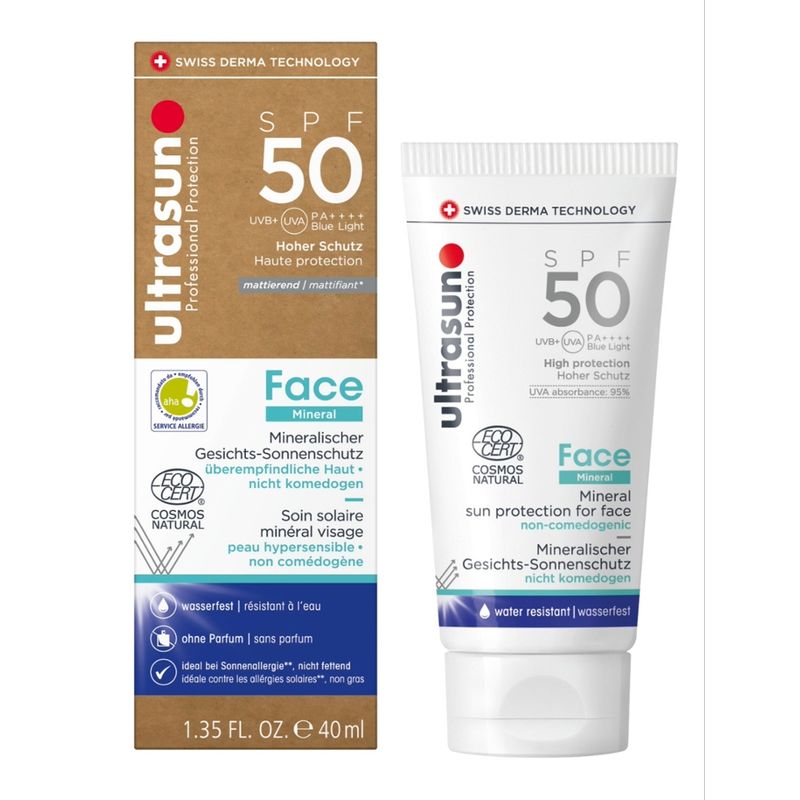 Ultrasun Face Mineral SPF50 40ml Tube (COS) - Produktbild