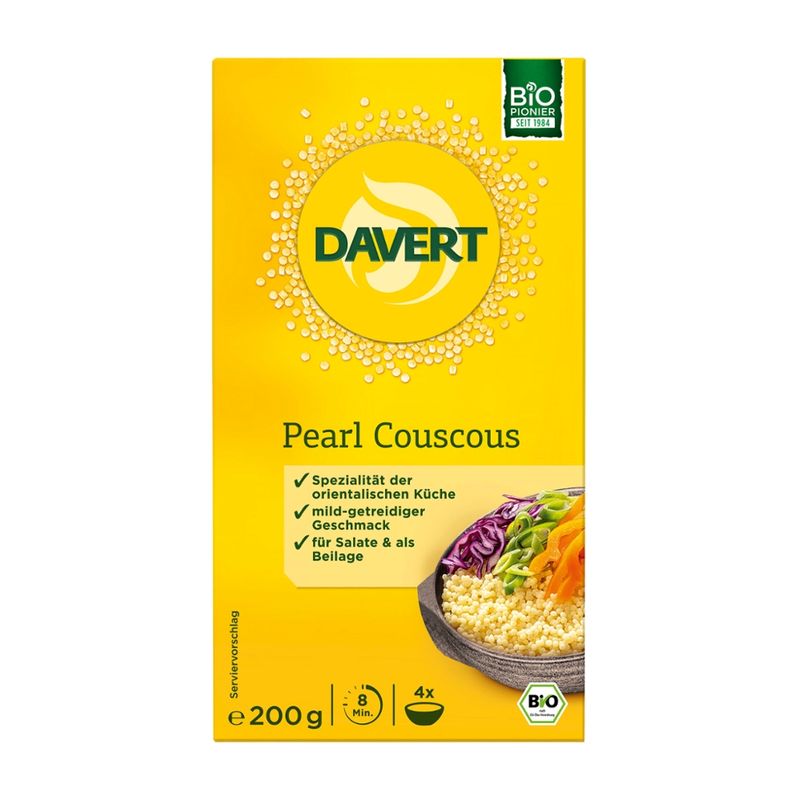 Davert Pearl Couscous 200g - Produktbild