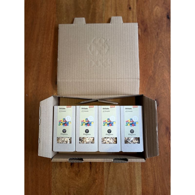 Pilzgarten Demeter-Shiitake-Granulat (4 x 15g) - Produktbild