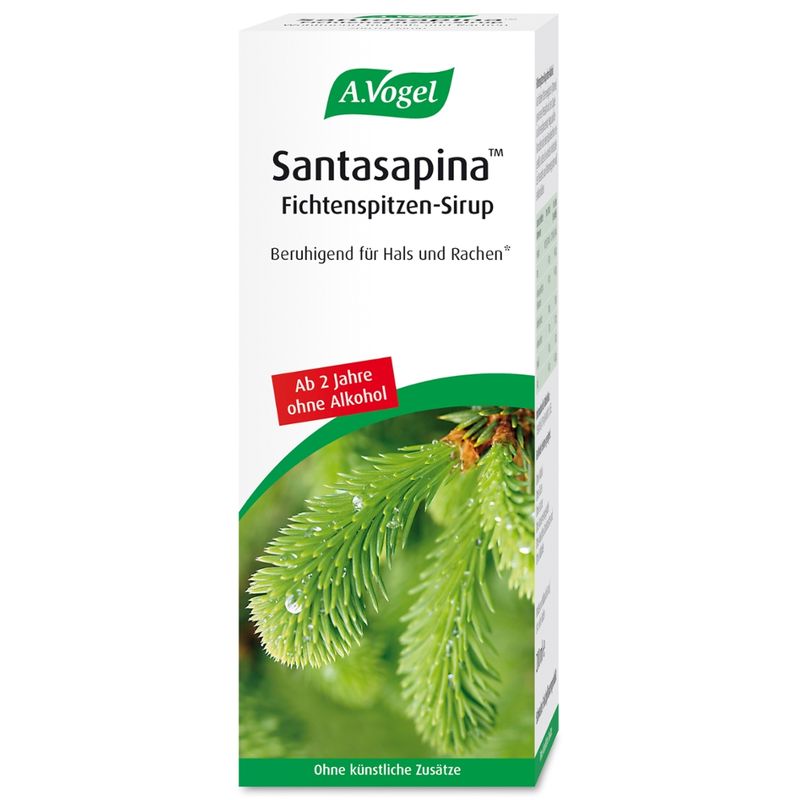A.Vogel A.Vogel Santasapina Fichtenspitzen-Sirup ohne Alkohol - Produktbild