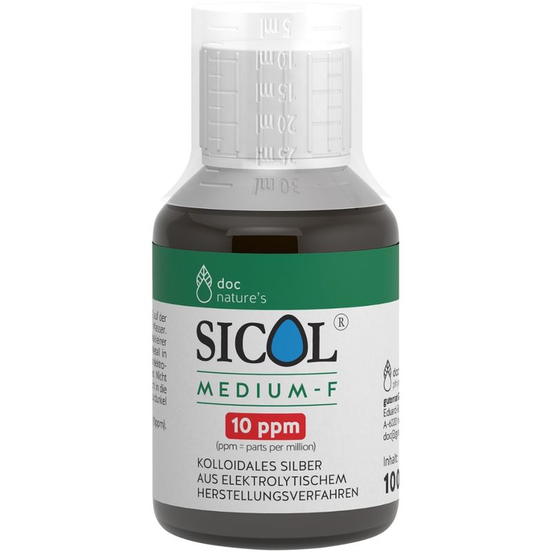 GESUND & Leben Reformqualität seit 1995 doc nature’s SICOL® medium-F (10 ppm) - Produktbild