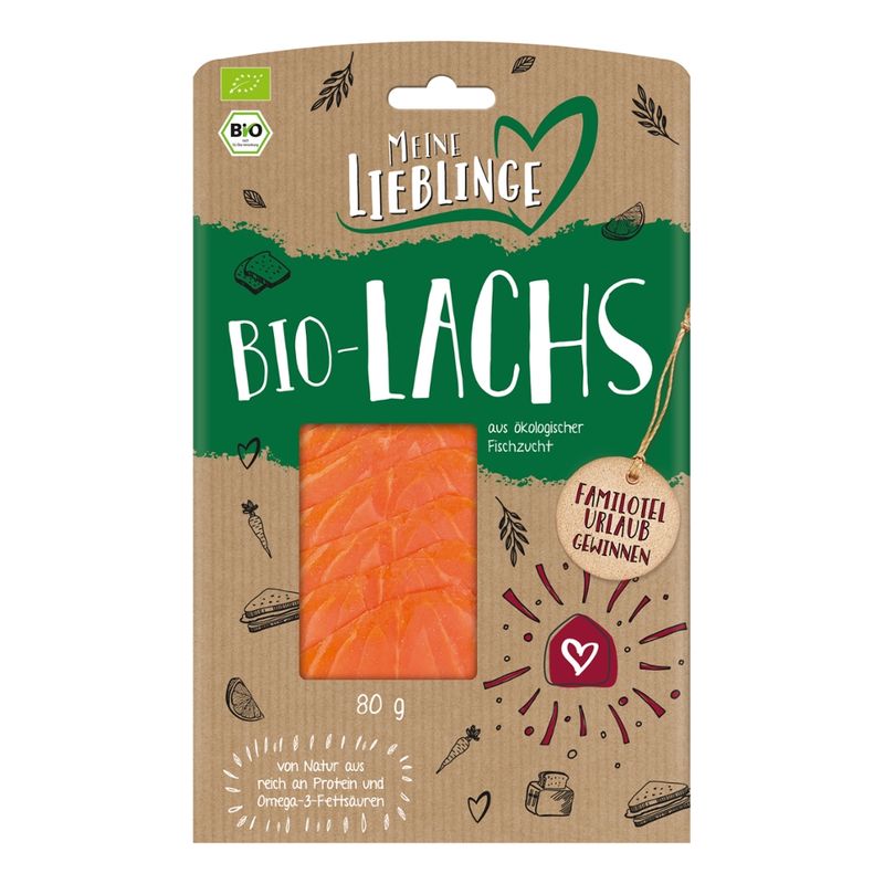 Meine Lieblinge Meine Lieblinge Bio-Lachs 4x80g - Produktbild