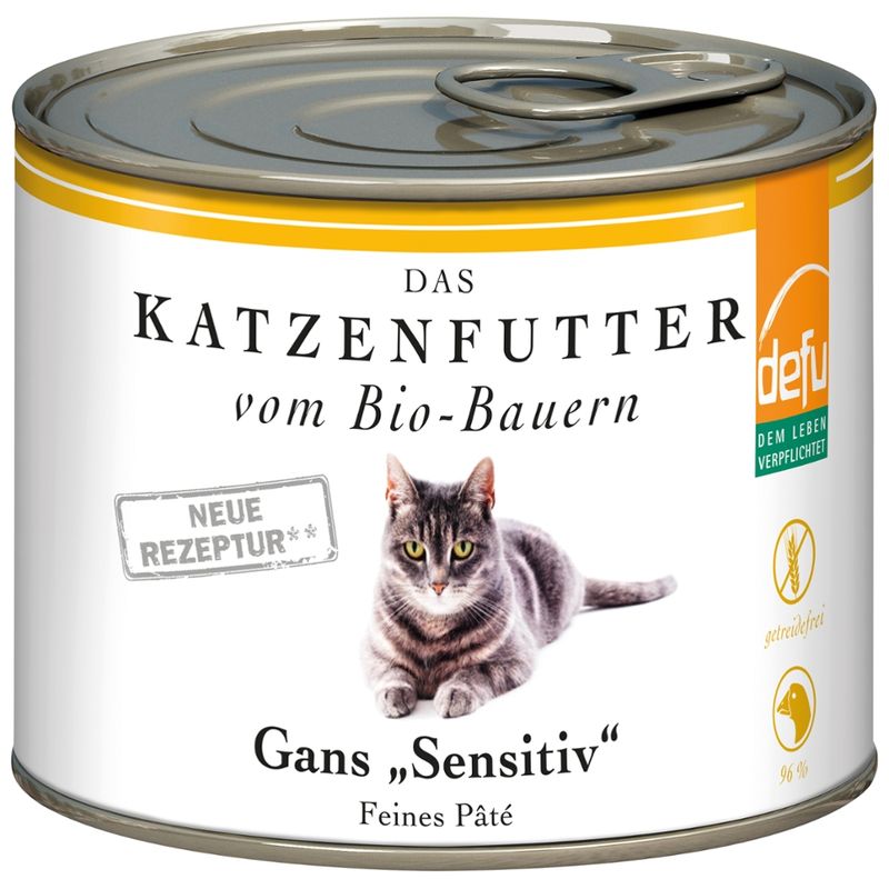defu - Das Tierfutter vom Bio-Bauern Katze Gans "Sensitiv" - Produktbild