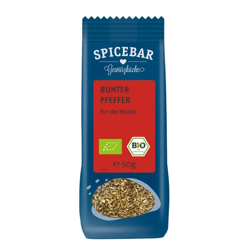 Spicebar Spicebar Bio Bunter Pfeffer - für die Mühle - Produktbild