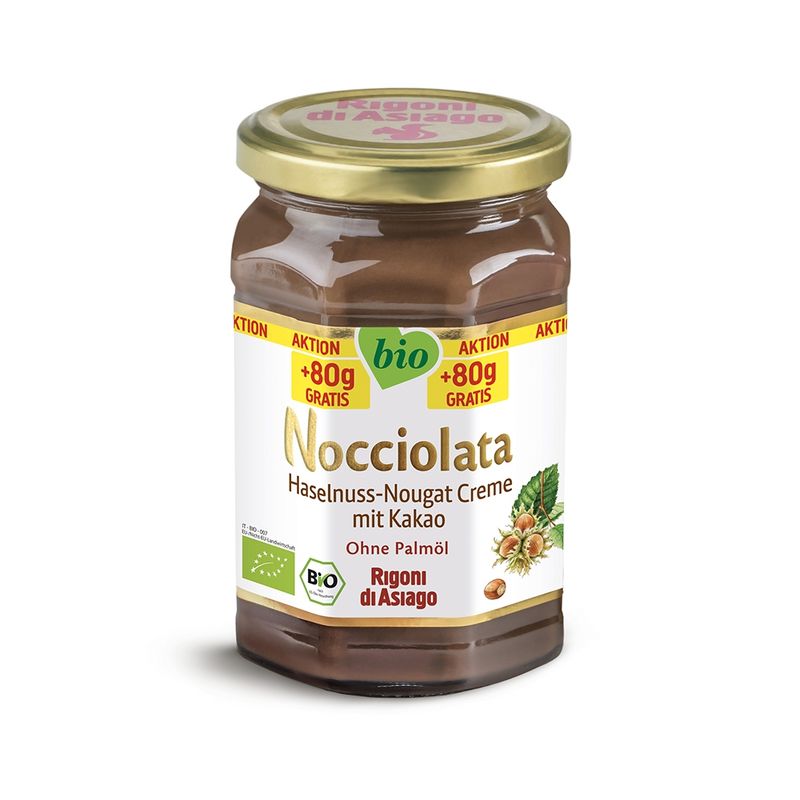 Rigoni di Asiago S.R.L.  Nocciolata Bio Nuss-Nougat-Aufstrich glutenfrei - Produktbild