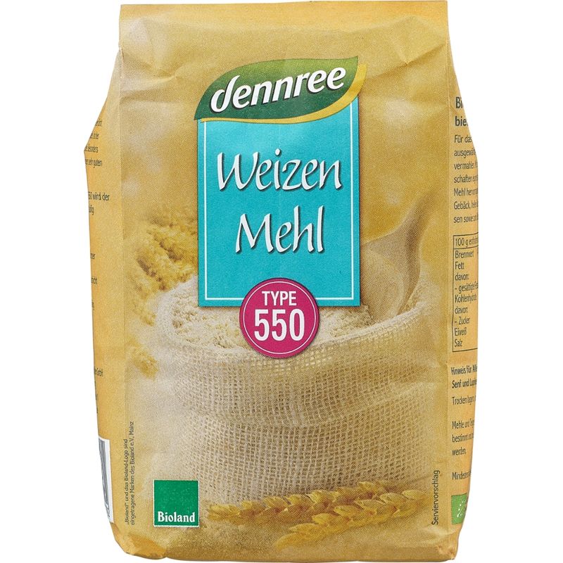 dennree Weizenmehl Type 550 - Produktbild