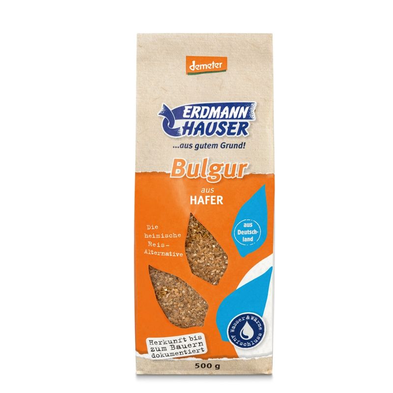 ErdmannHAUSER Getreideprodukte ErdmannHAUSER demeter Bulgur aus Hafer - Produktbild