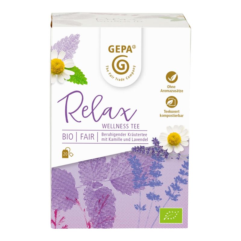 GEPA - The Fair Trade Company Bio Relax Teebeutel - Produktbild