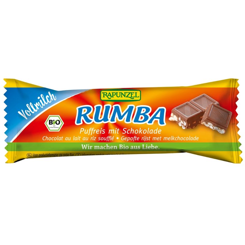 Rapunzel Rumba Puffreisriegel Vollmilch - Produktbild
