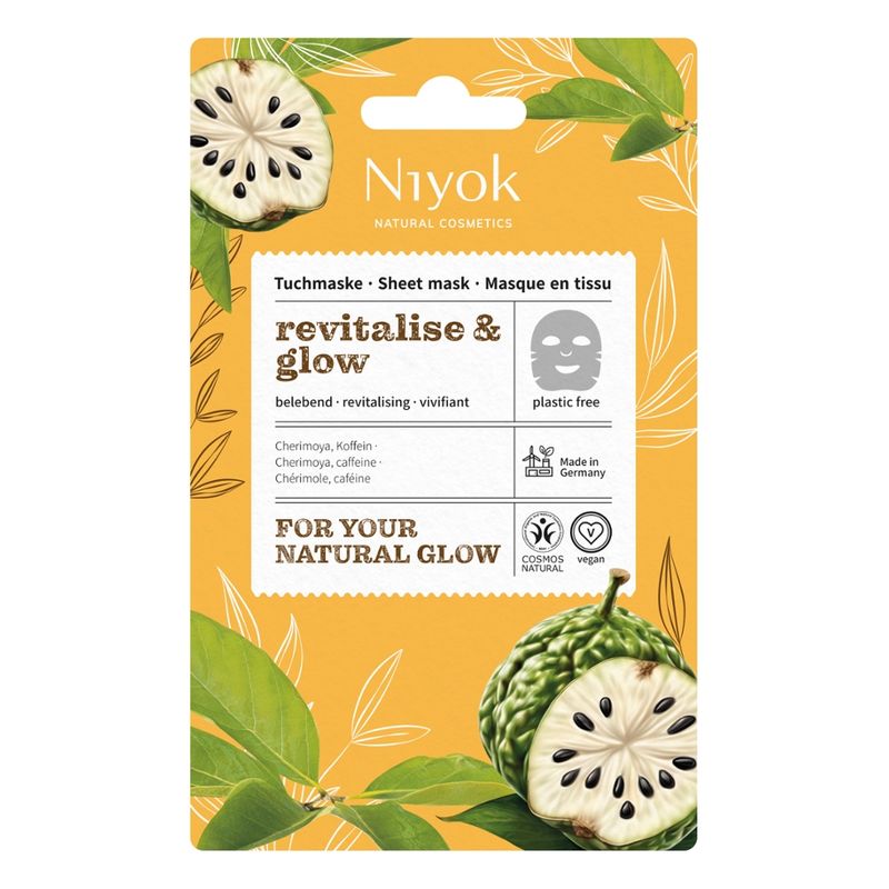 Niyok Belebende Tuchmaske revitalise & glow - Produktbild