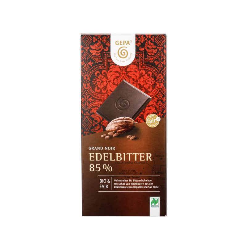 GEPA - The Fair Trade Company Edelbitter 85% - Produktbild
