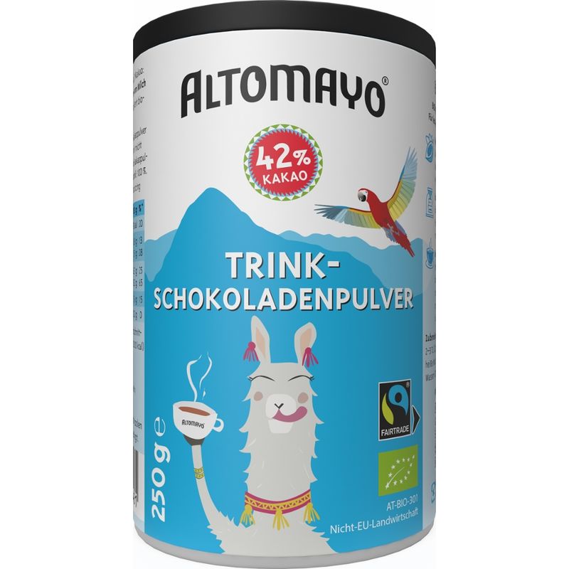 Altomayo BIO "CACAO SCHOKOLADENPULVER", Pulver, 250 g Dose - Produktbild