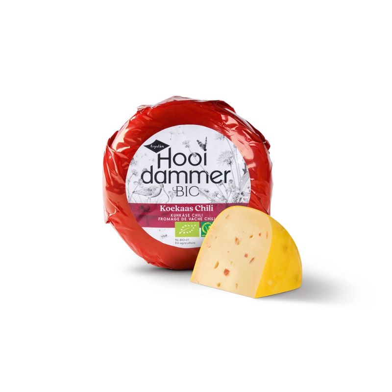 Hooidammer Hooidammer Baby Bio Schnittkäse Chili 280g 48% Fett i. Tr. - Produktbild