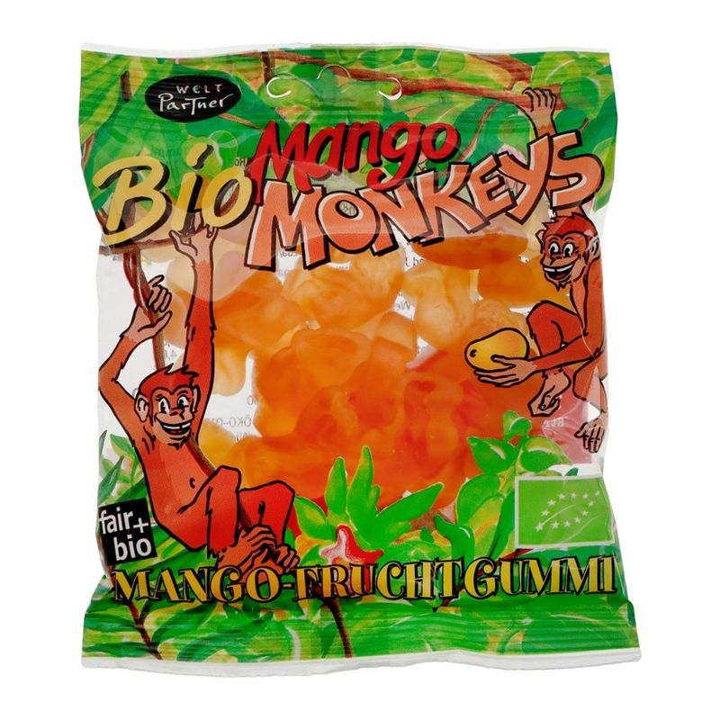 WeltPartner Bio-Mango Monkeys, Fruchtgummi - Produktbild