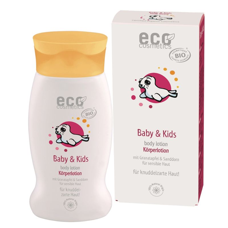 eco cosmetics Baby & Kids Körperlotion mit Granatapfel und Sanddorn - Produktbild