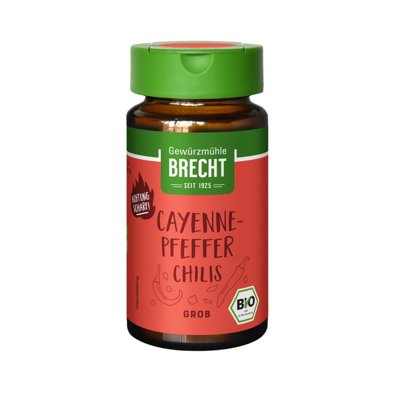 Gewürzmühle Brecht Cayennepfeffer grob gemahlen - Glas - Produktbild