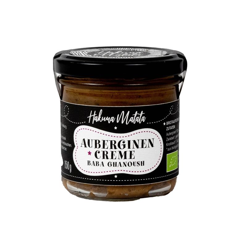 Hakuna Matata  Bio Auberginen Creme Baba Ghanoush - Produktbild