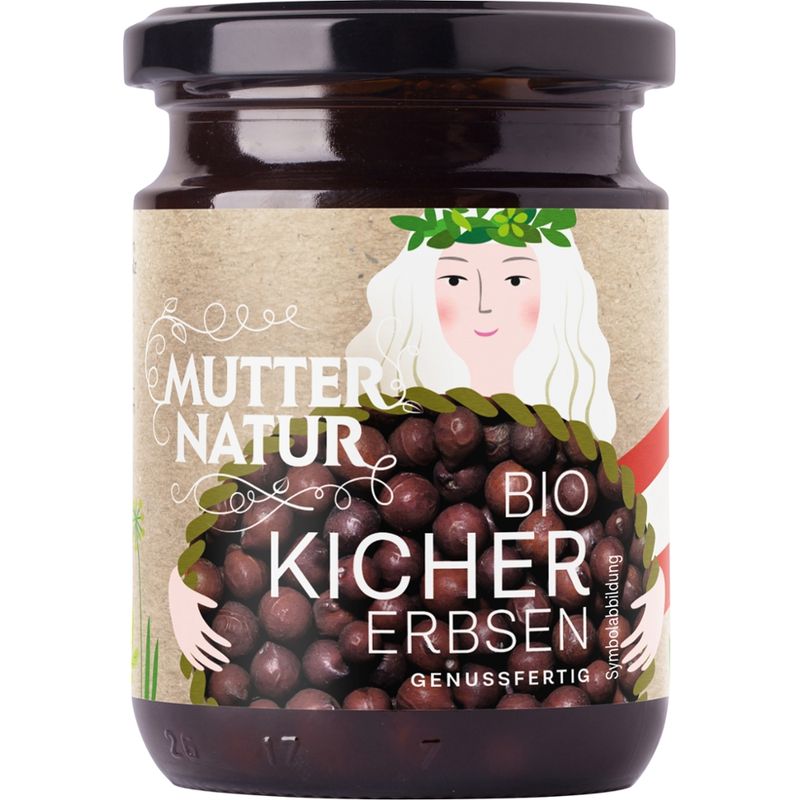MUTTER NATUR MUTTER NATUR Bio Kichererbsen braun genussertig 235 g, Herkunft Österreich - Produktbild