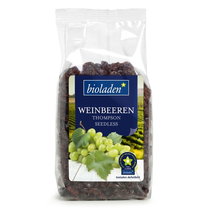 bioladen Weinbeeren, Sorte: Thompson Seedless - Produktbild