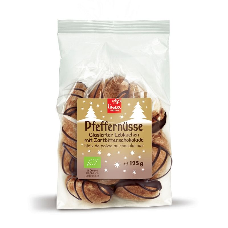 Linea Natura Pfeffernüsse schokoliert - Produktbild
