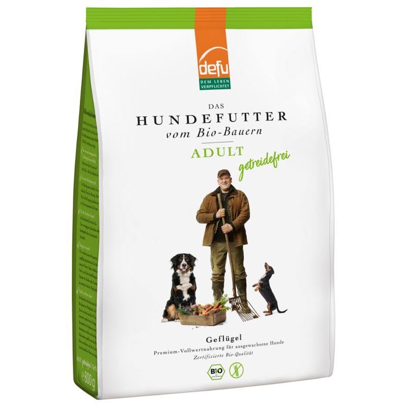 defu - Das Tierfutter vom Bio-Bauern Hund Adult getreidefrei Geflügel - Produktbild