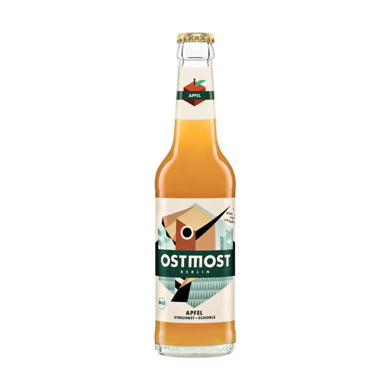 OSTMOST OSTMOST Bio Apfel Streuobstschorle trüb - Produktbild