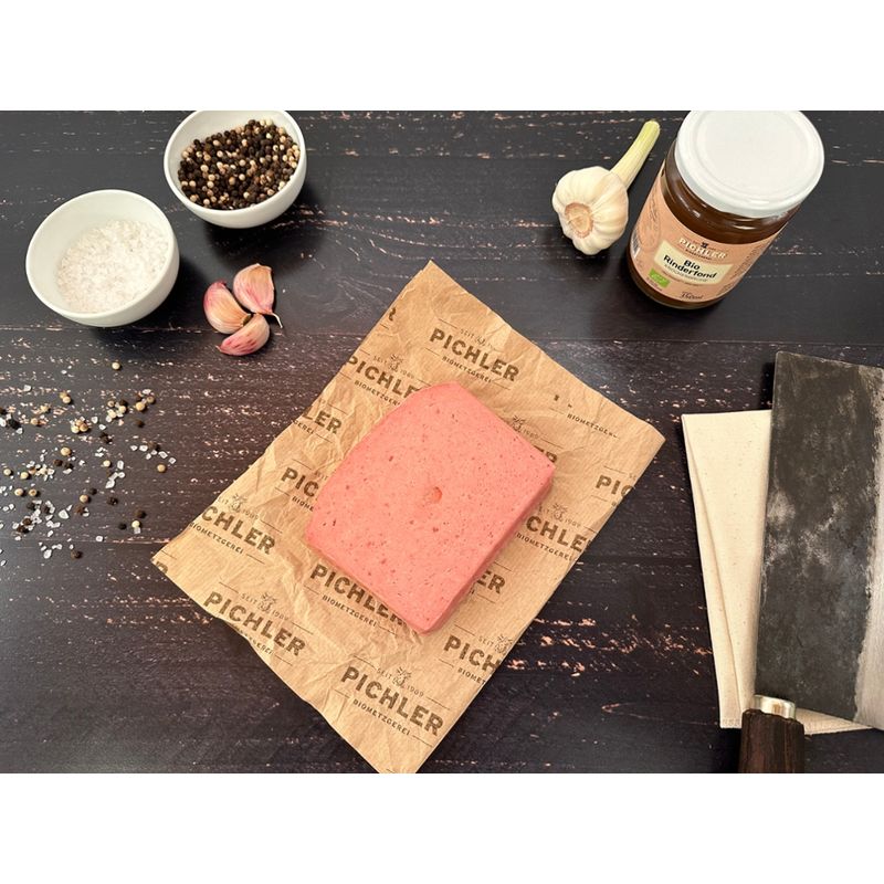 Biometzgerei Pichler Bio-Fleischkäse, 230g, SB - Produktbild