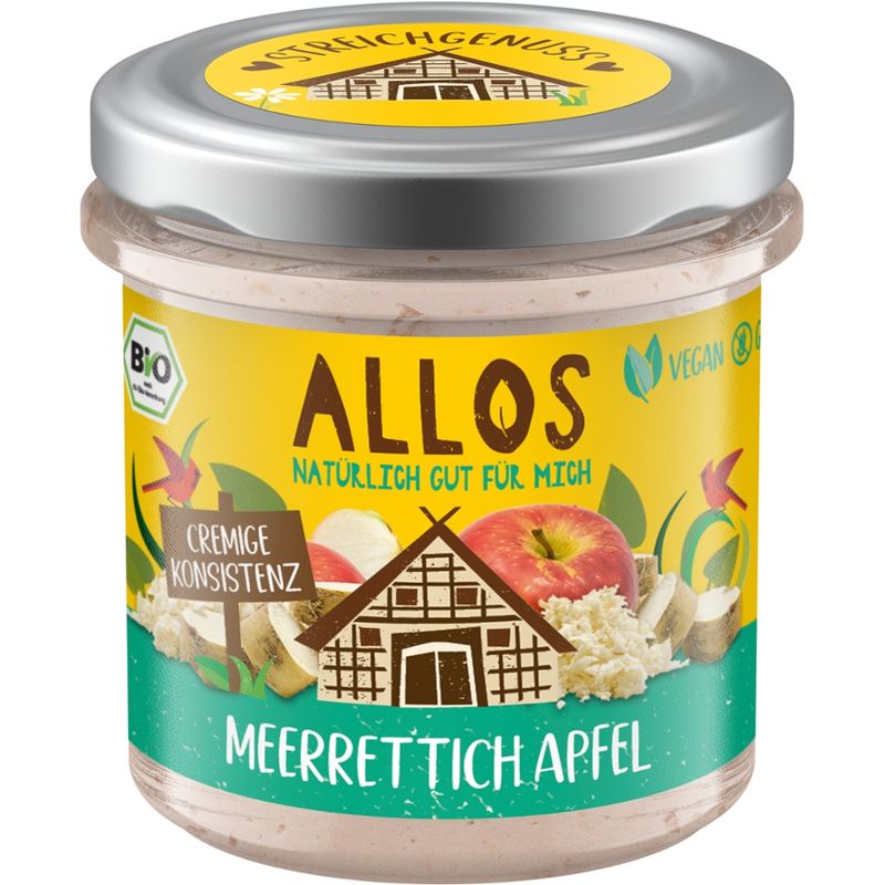 Allos Streichgenuss Meerrettich Apfel - Produktbild