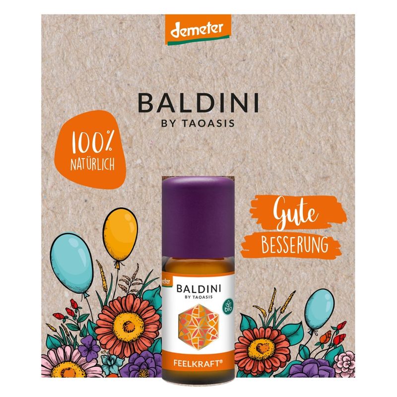 Baldini Baldini Gute Besserung Mini-Duftset mit Holzblume - Produktbild