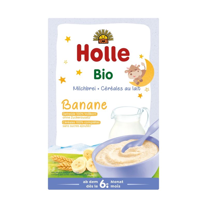 Holle  Bio-Milchbrei Banane - Produktbild