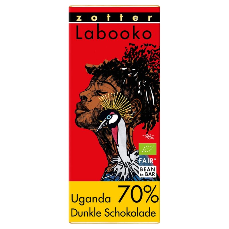 Zotter Schokolade Labooko - 70% Uganda - Produktbild
