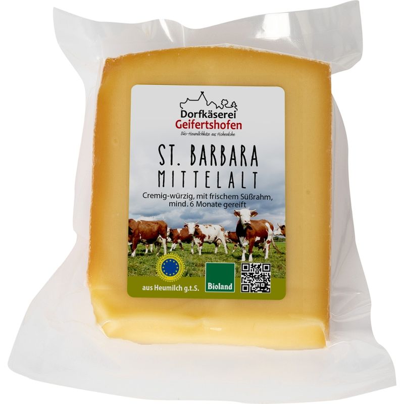 Dorfkäserei Geifertshofen St. Barbara mittelalt 140g - Produktbild