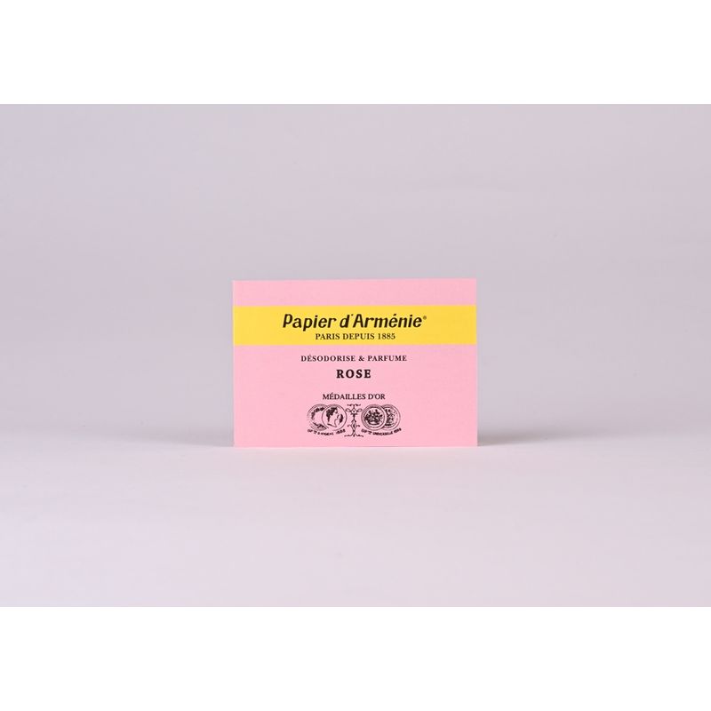 Papier d'Armenie Papier d'Armenie la Rose Geruchsverzehrer aus Frankreich, Heftchen mit 36 Duftstreifen - Produktbild