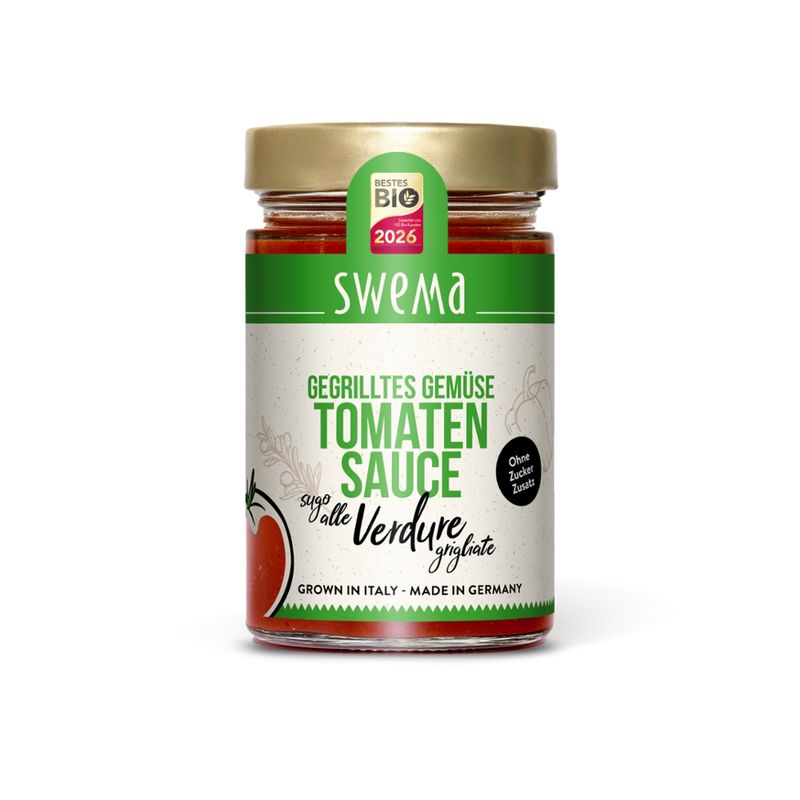 SweMa SweMa Tomatensauce gegrilltes Gemüse - Sugo alle Verdura grigliate, 300g - Produktbild