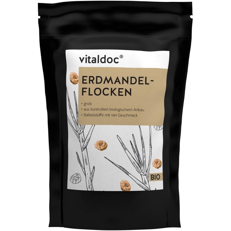 vitaldoc vitaldoc® BIO ERDMANDEL-FLOCKEN, grob - Produktbild