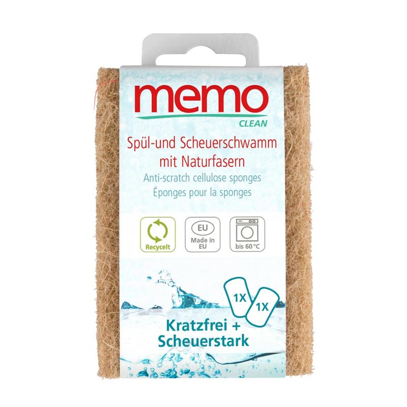 memo memo Spülschwämme-Set "scheuerstark & kratzfrei" - Produktbild