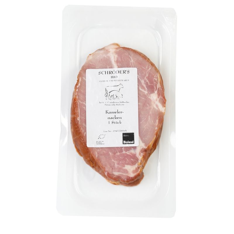 Schröder's Bio Fleisch- und Wurstwaren Kasseler Nacken 1 Scheibe 220 g - Produktbild