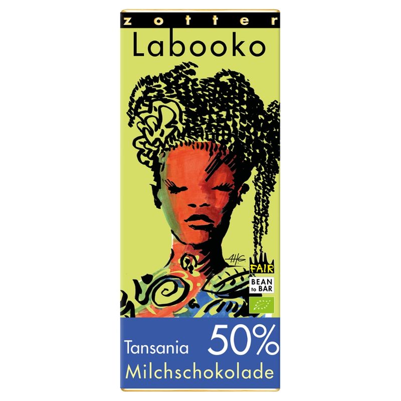 Zotter Schokolade Labooko - 50% Tansania - Produktbild