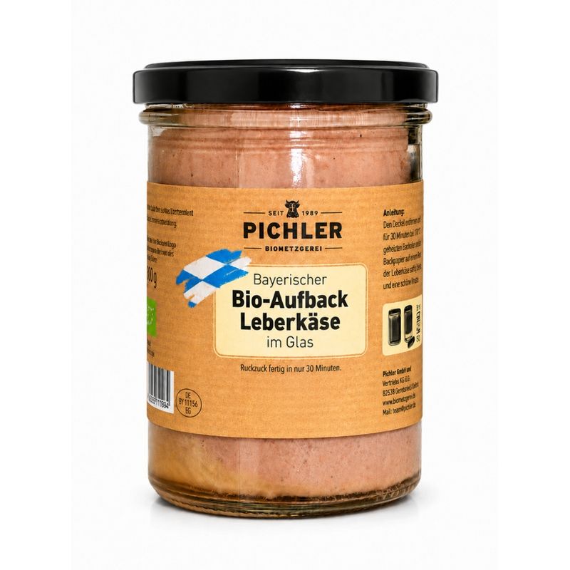 Biometzgerei Pichler Bio-Leberkäse im Glas, CNF, DB - Produktbild