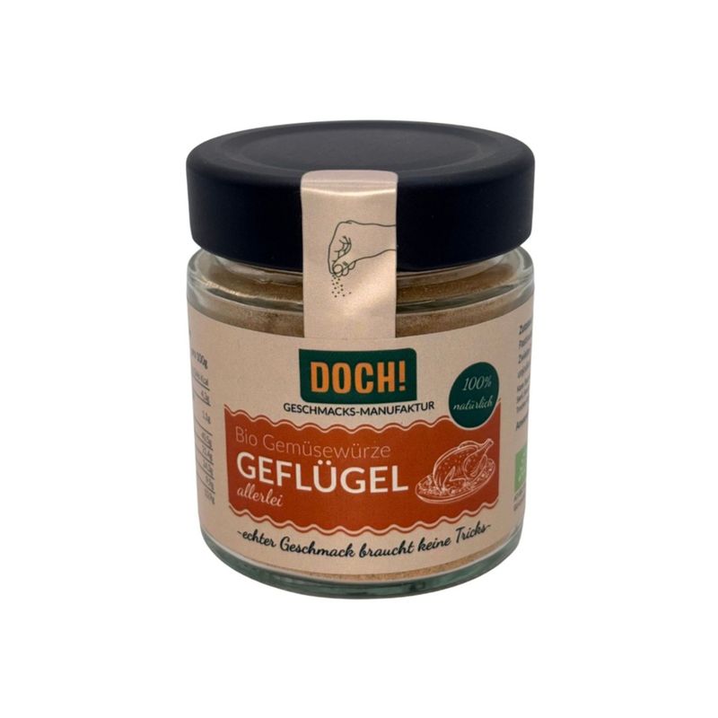 DOCH! Geschmacks-Manufaktur DOCH! Bio Gemüsewürze GEFLÜGEL allerlei Glas - Produktbild