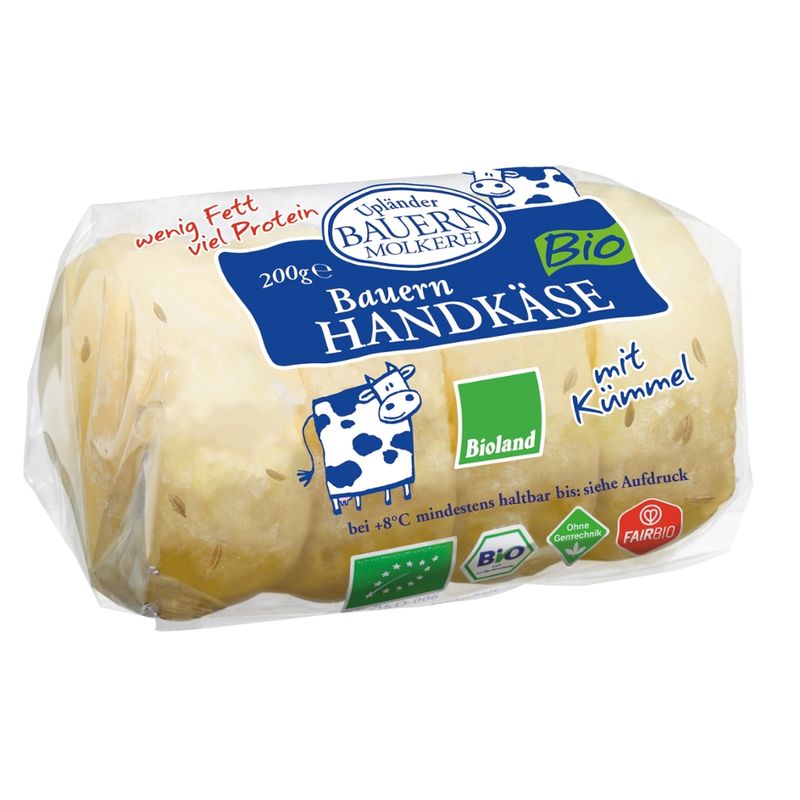 Upländer Bauernmolkerei Bauern Handkäse mit Kümmel - Produktbild
