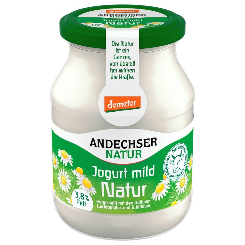 Andechser Natur Demeter-Jogurt mild Natur 3,8% - Produktbild