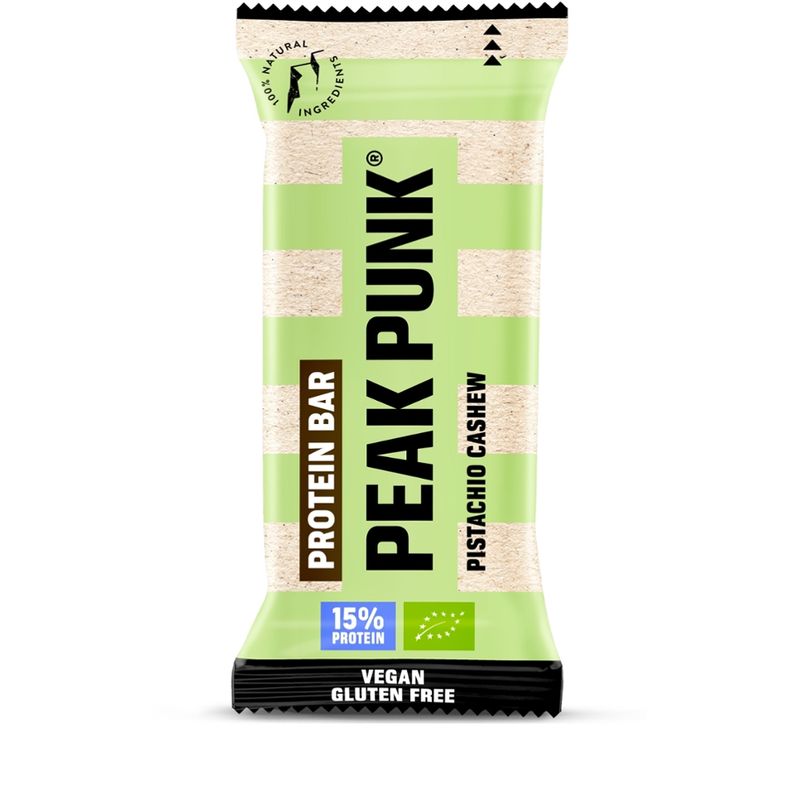 Peak Punk  PEAK PUNK® Bio Protein Bar - Pistachio Cashew 55g - Produktbild