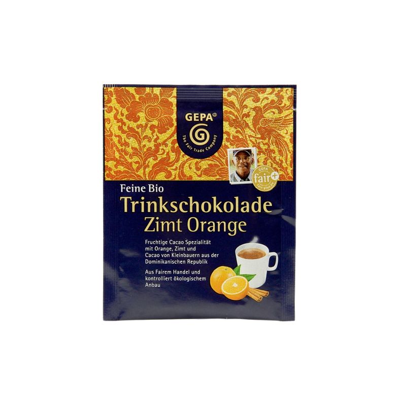 GEPA - The Fair Trade Company Trinkschokolade Zimt Orange - Produktbild