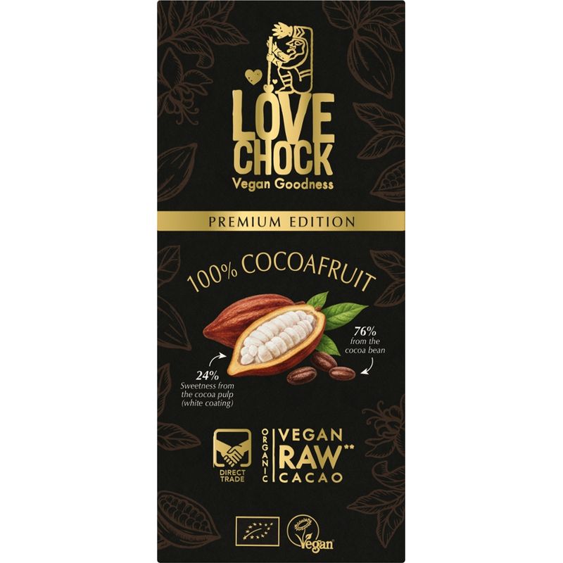 Lovechock Lovechock RAW Tafel 100 % Cocoafruit - Produktbild