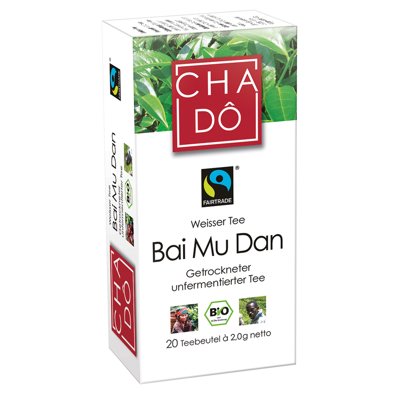 Cha Dô Fairtrade Bai Mu Dan Teebeutel 20x2g - Produktbild