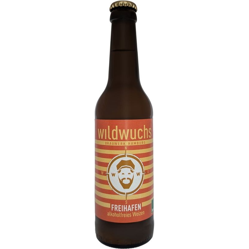 Wildwuchs Brauwerk Hamburg Freihafen – alkoholfreies Weizen - Produktbild