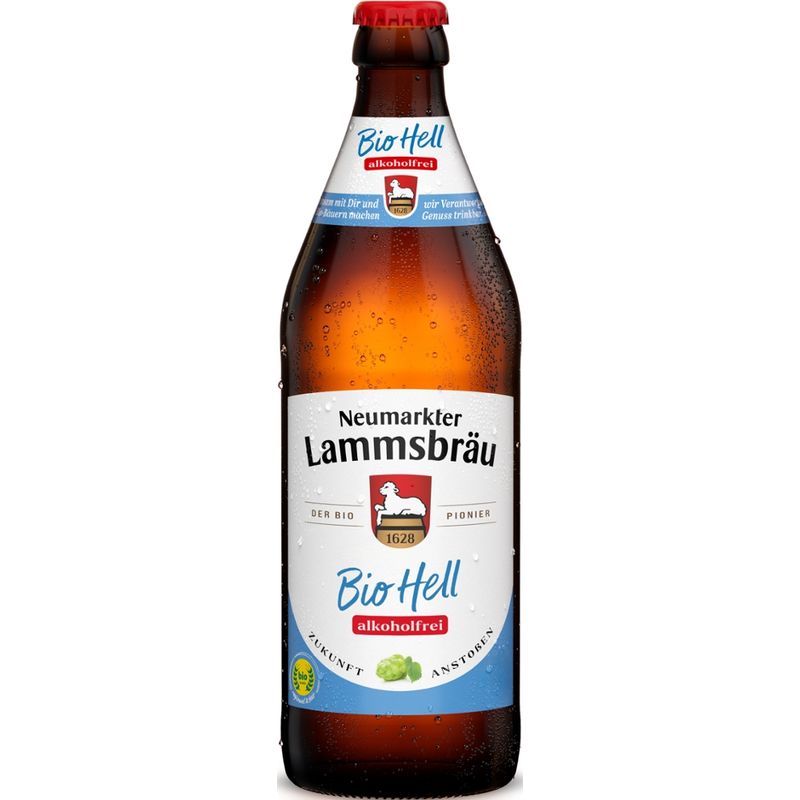 Neumarkter Lammsbräu Neumarkter Lammsbräu Bio Hell alkoholfrei 0,5l - Produktbild