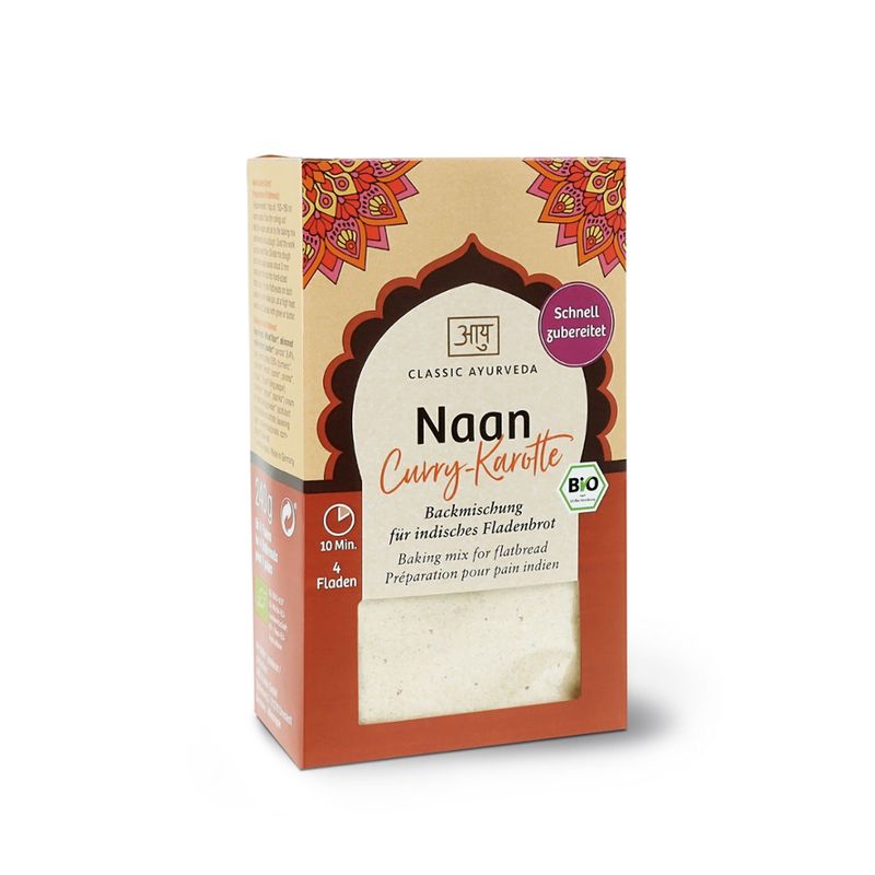 Classic Ayurveda Naan Curry-Karotte, bio, 240 g - Produktbild